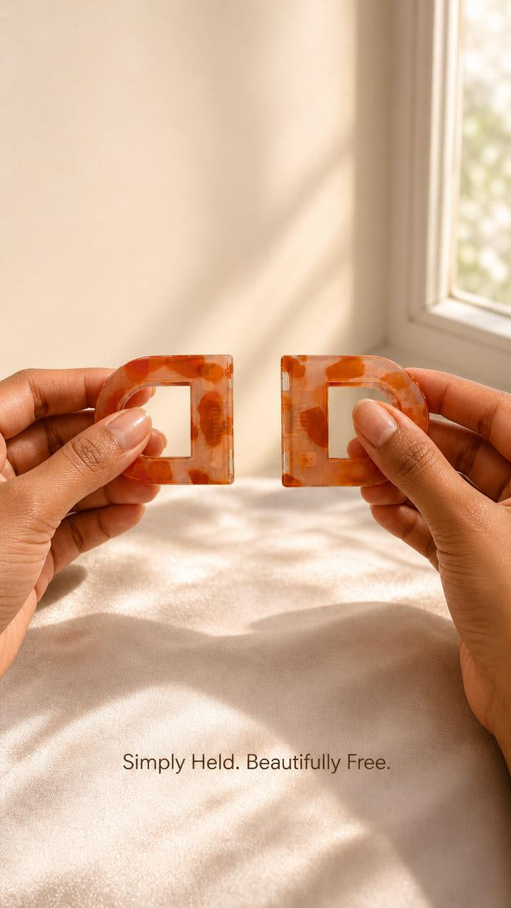 KIRAE Curve orange magnetic hair clip no damage strong hold India