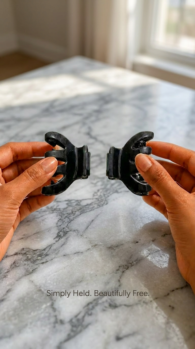KIRAE Mini black magnetic hair clip no damage strong hold India