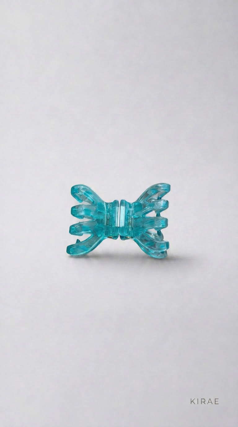 teal magnetic hair clip India no slip KIRAE Mini